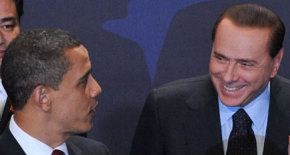 foto: Obama Berlusconi