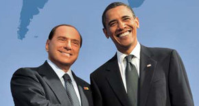 foto: Berlusconi Obama